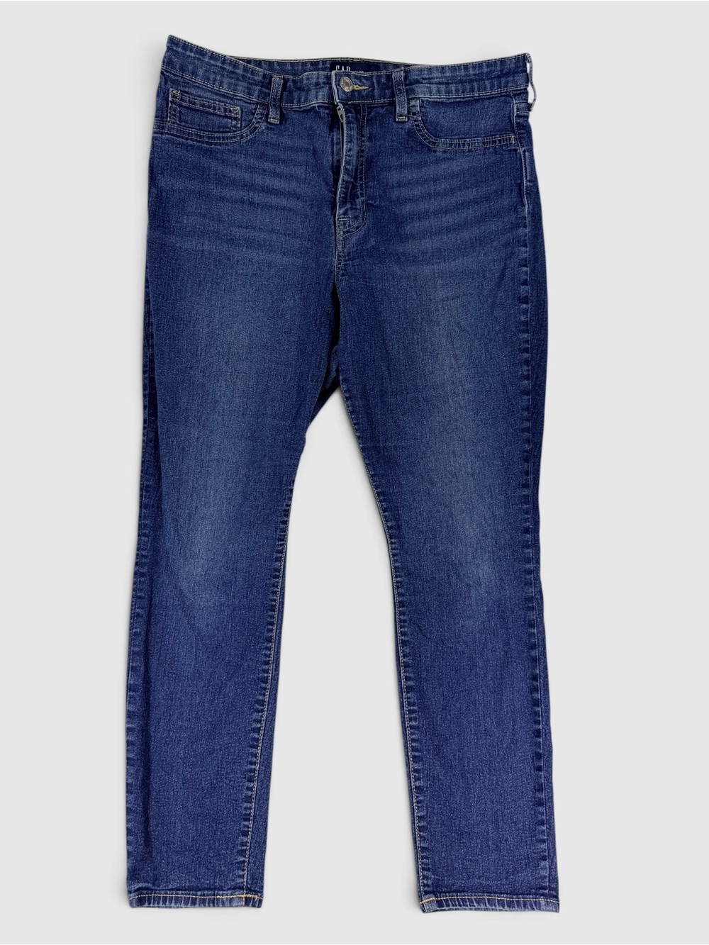 GAP High Rise Favorite Jeggings Size 14 Dark Wash Skinny Stretch